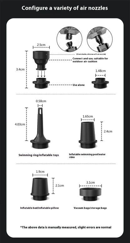 Wireless Electric Vacuum Compression Pump